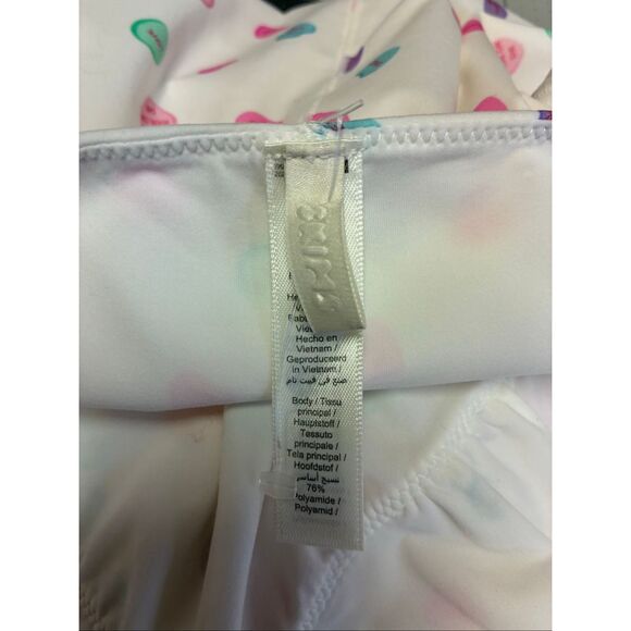 SKIMS NWOT Lace Triangle One Piece in Marble Candy Heart Print Size XL - Picture 7 of 8